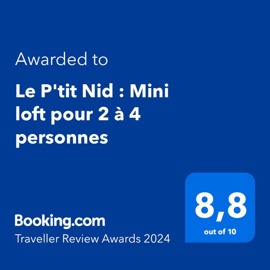 Le P'Tit Nid : Mini Loft Pour 2 A 4 Personnes Tellin Exterior foto